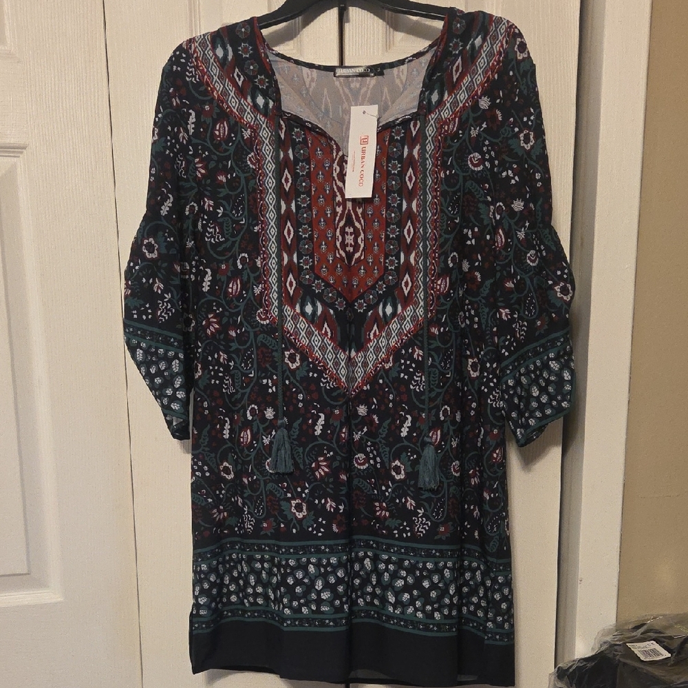 Catherine Malandrino Multicolor Boho Tunic